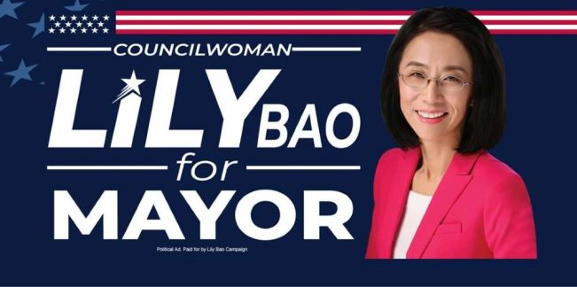 快讯：Lily Bao获达拉斯晨报背书