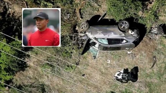 Tiger Woods在洛杉矶发生重大车祸  目前还在手术中
