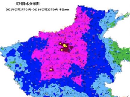 河南遭遇极端强降雨  死伤不详