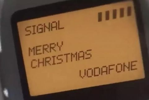 Merry Christmas  世界第一条手机短信被拍卖