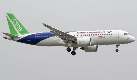 中国国产大飞机C919订单已达850架  售价预计8000万美元