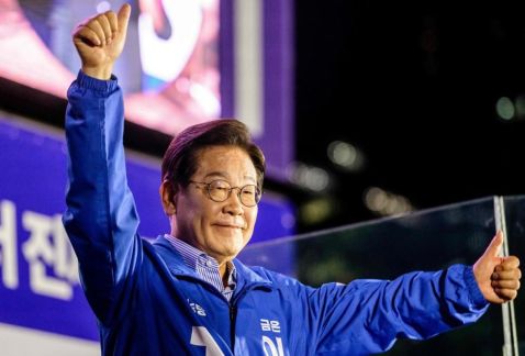 李在明将赢得韩国总统大选