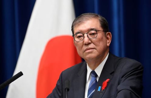 日本首相石破茂宣布辞职