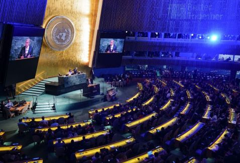 特朗普在第80届联合国大会发表讲话，约150国承认巴勒斯坦国