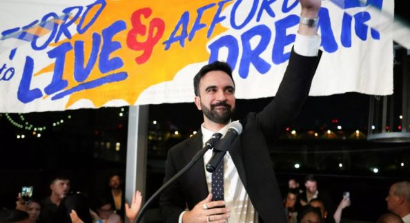 民主党左翼新星当选纽约市长：纽约市首位穆斯林市长