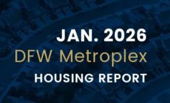 北德州、达拉斯地区 1月份房地产市场数据更新