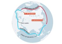 中国货轮经“冰上丝绸之路”抵达英国 